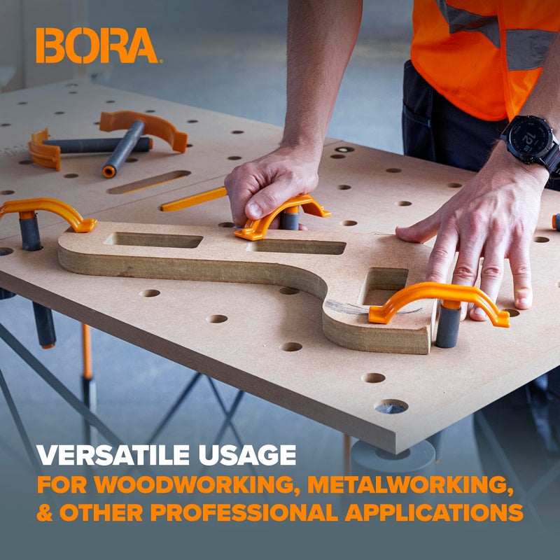 BORA Centipede 2-Piece Quick Clamps Set, CA0302, Clamp Accessory for BORA Centipede Work Stands - Image 5